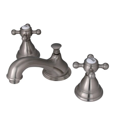 Kingston Brass KS5568BX 8" Widespread Bathroom Faucet, Brushed Nickel KS5568BX
